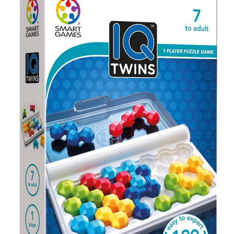 IQ Twins - STEM Travel Puzzle with 120 Challenges