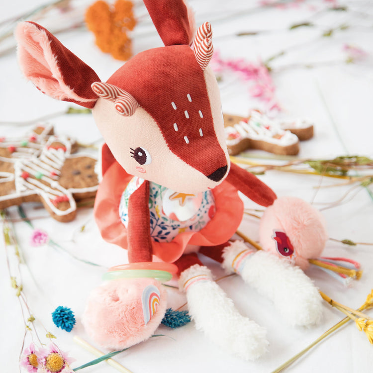 Lilliputiens Stella Plush - Mirror, Bell and Teething Fun