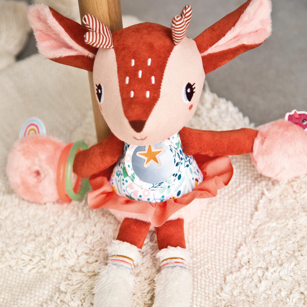 Lilliputiens Stella Plush - Mirror, Bell and Teething Fun