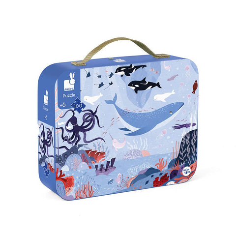 Janod Arctic Ocean Floor Puzzle - 100 Pieces of Sea Life