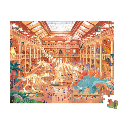 Janod Natural History Museum Puzzle - 100 Pieces to Explore