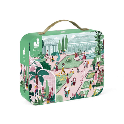 Janod Botanical Garden Puzzle - 200 Pieces for Nature Lovers
