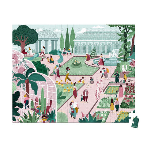 Janod Botanical Garden Puzzle - 200 Pieces for Nature Lovers