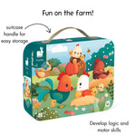 Janod Welcome to the Farm Puzzle - 20-Piece Chicken Scene