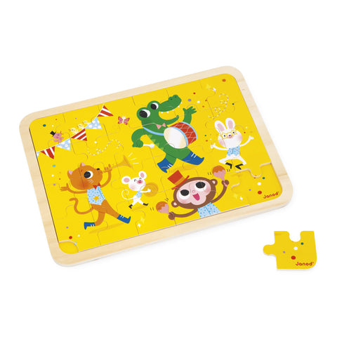 Janod Wooden Puzzle - 24 Pieces with Spot-the-Difference Game