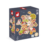 Janod Farm Magnets - 24 Wooden Pieces for Fridge or Board