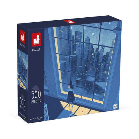 Janod Blue Night Puzzle - 500 Pieces of Relaxing Artwork