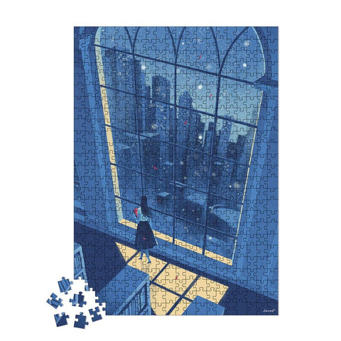 Janod Blue Night Puzzle - 500 Pieces of Relaxing Artwork