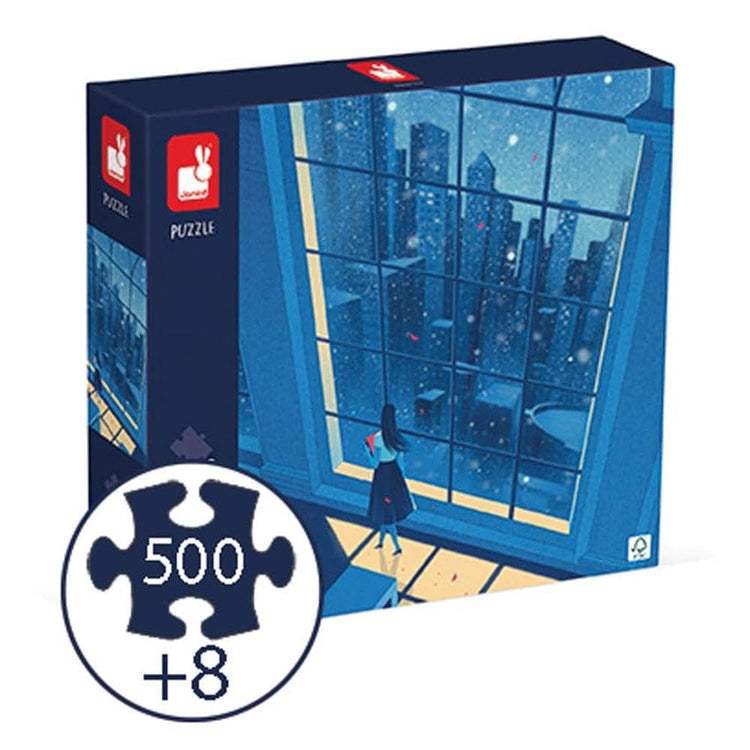 Janod Blue Night Puzzle - 500 Pieces of Relaxing Artwork