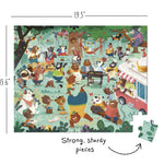 Janod Bear Family Puzzle - 54 Pieces in a Travel Suitcase