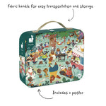 Janod Bear Family Puzzle - 54 Pieces in a Travel Suitcase