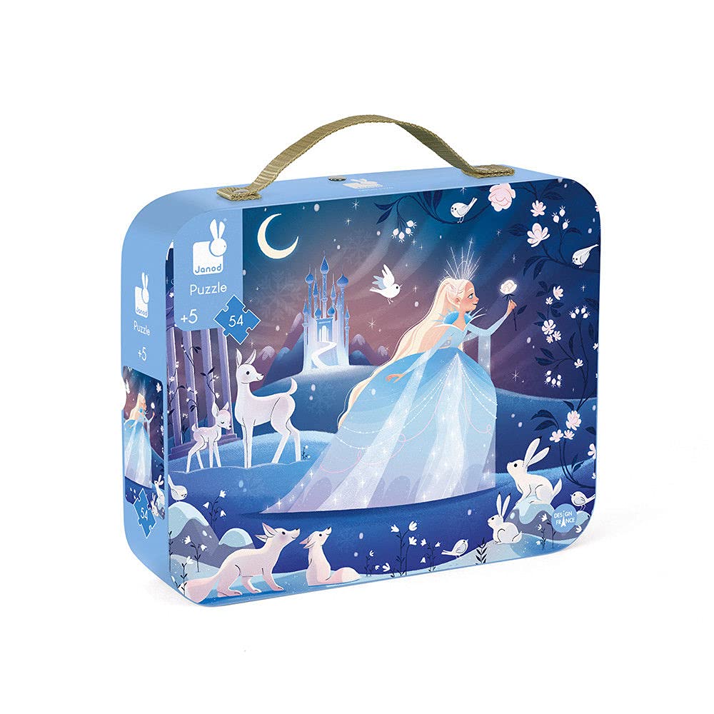 Janod Ice Enchantment Puzzle - 54 Pieces With Poster Included