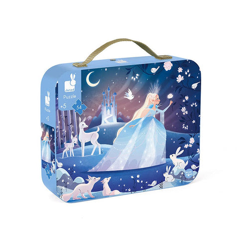 Janod Ice Enchantment Puzzle - 54 Pieces With Poster Included