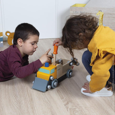 Janod Brico'Kids Take-Apart Truck - Build, Fix and Play