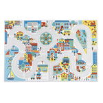 Janod City Car Rug - 120 x 78 cm Soft Non-Slip Adventure