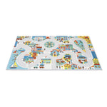 Janod City Car Rug - 120 x 78 cm Soft Non-Slip Adventure
