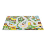 Janod Countryside Car Rug - Soft Non-Slip Play Mat 120cm