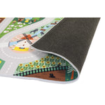 Janod Countryside Car Rug - Soft Non-Slip Play Mat 120cm