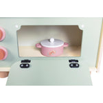 Janod Wooden Kitchenette - 10 Accessories and Sound Knobs