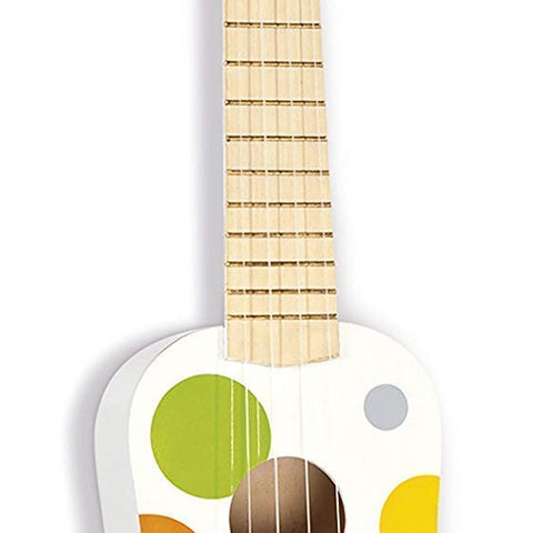Janod Confetti Ukulele - Wooden Musical Toy for Kids 3+