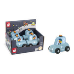 Janod Cross Roads Police Car - Wooden City Hero Cruiser