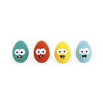 Janod Egg Race Game - 4 Spoons, 4 Eggs, Family Balance Fun