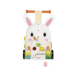 Janod Farm Activity Trolley - 9 Games, Silent Wheels, Brake