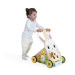 Janod Farm Activity Trolley - 9 Games, Silent Wheels, Brake