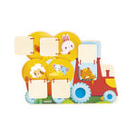 Janod Farm Puzzle - 5 Lift-the-Flap Wooden Animal Surprises