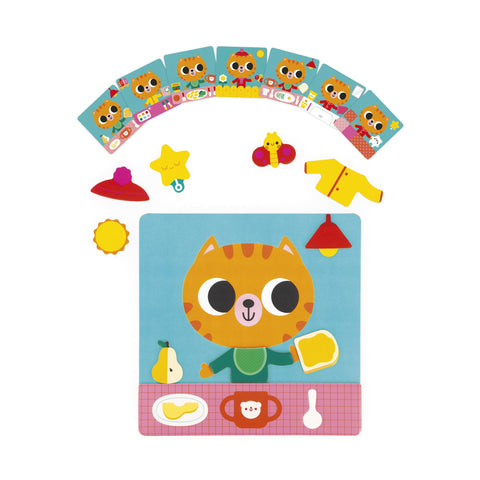 Janod Emotions Magnetic Game - 30 Magnets for Feelings Play