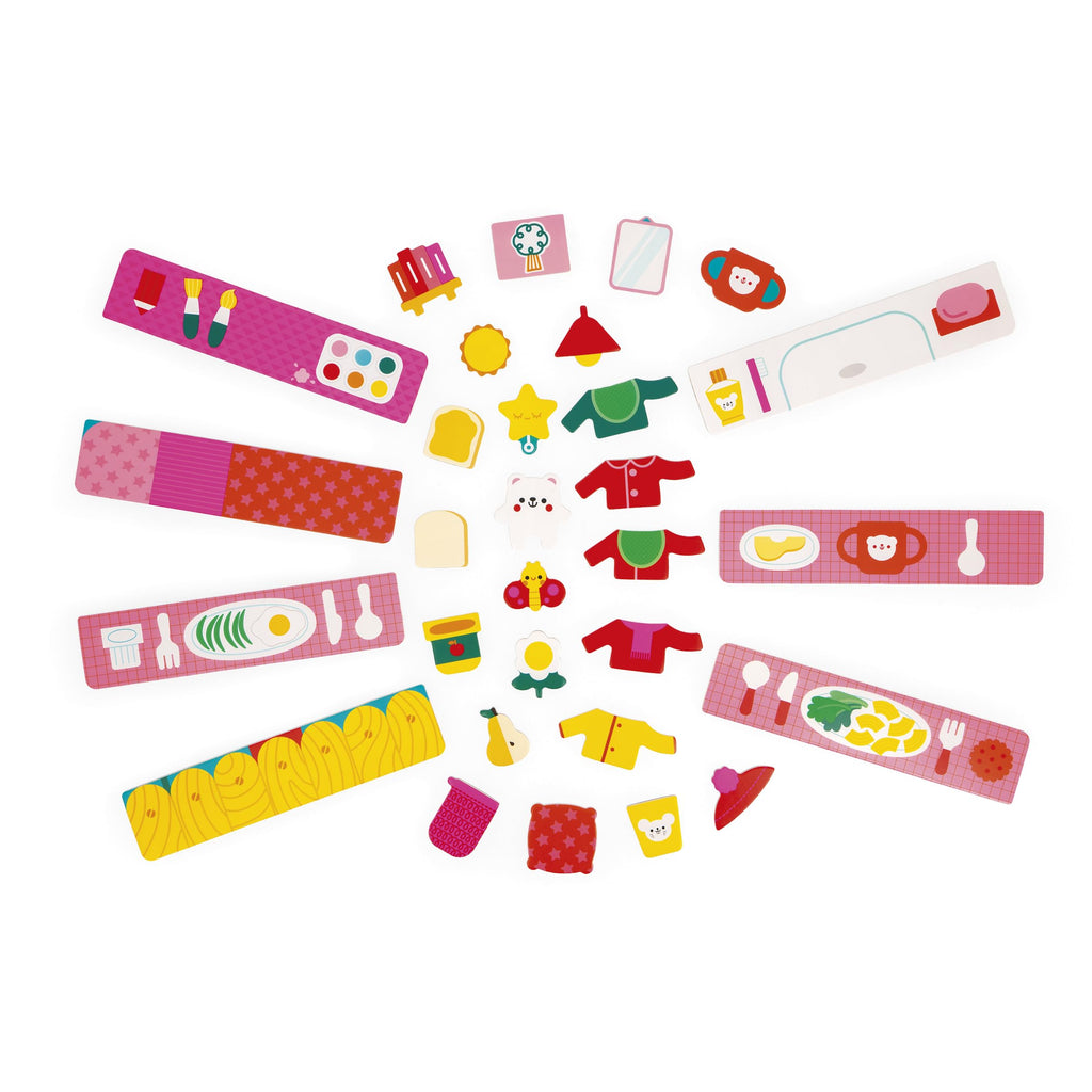 Janod Emotions Magnetic Game - 30 Magnets for Feelings Play
