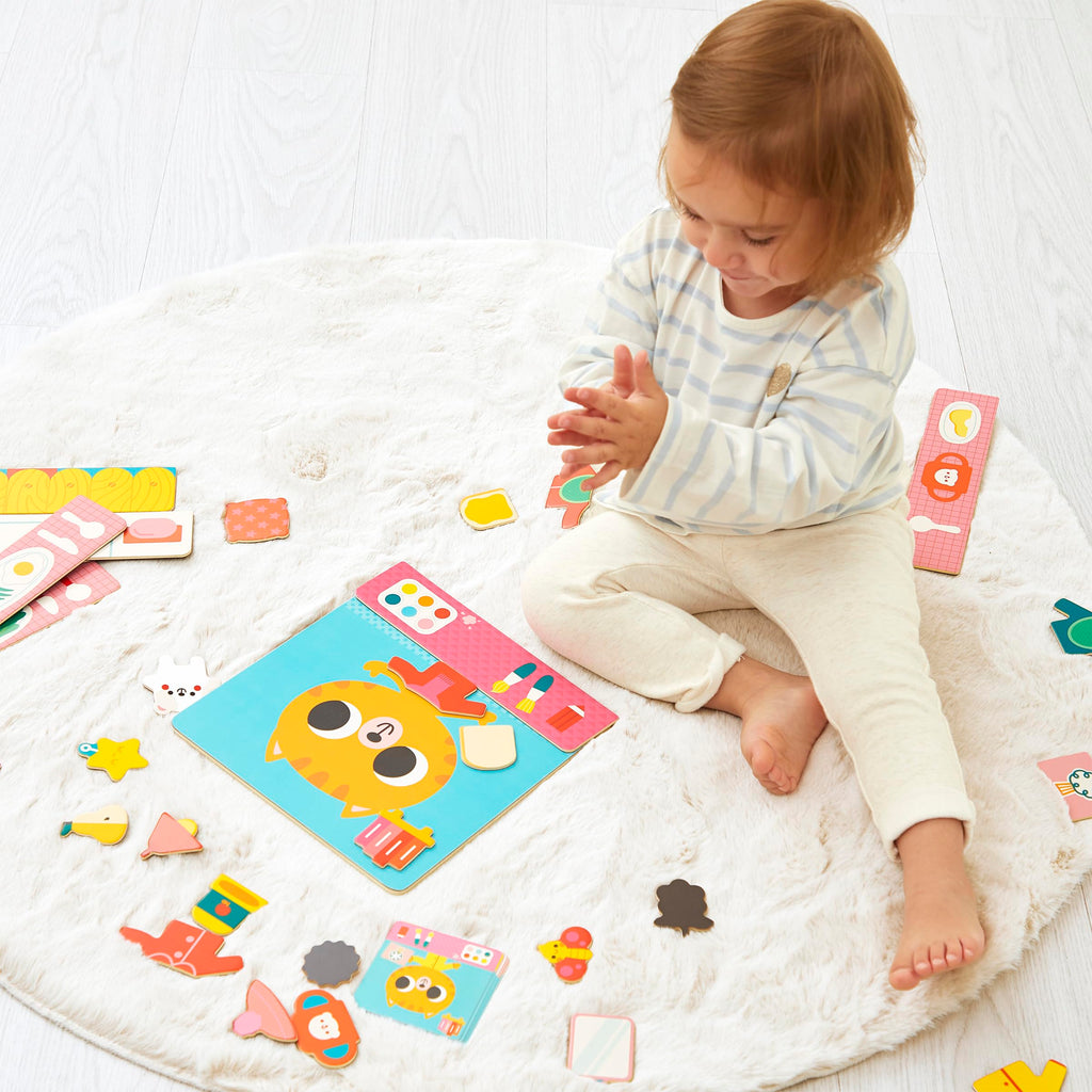 Janod Emotions Magnetic Game - 30 Magnets for Feelings Play