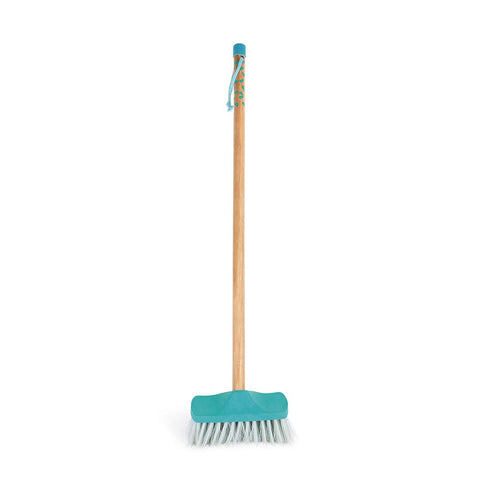 Janod Happy Garden Brush - Kid Garden Brush with Wood Handle