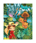 Janod Rousseau Puzzle - 100 Pieces in a Travel Suitcase