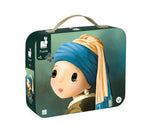 Janod Vermeer Puzzle - 100 Pieces in a Portable Suitcase