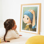 Janod Vermeer Puzzle - 100 Pieces in a Portable Suitcase