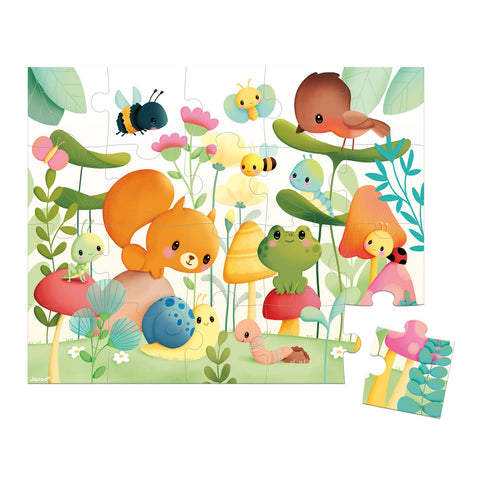 Janod My Garden Friends Puzzle - 20 Pieces Made in France