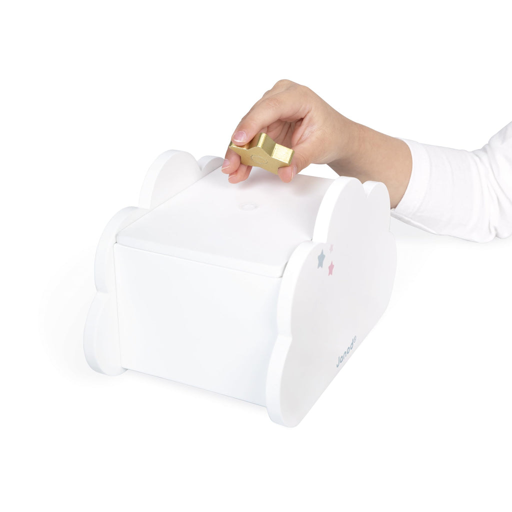Janod Unicorn Jewelry Box - Secret Drawer, Bracelet & Necklace