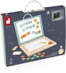 Janod 4-In-1 Wooden Activity Board - 49 Accessories Included