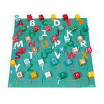 Janod Kubix Blocks Set - 40 Blocks with Alphabet Puzzle