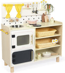 Janod Large Wooden Kitchen - 16 Accessories and 2 Ovens
