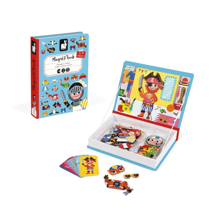 Janod Boys Costumes Magneti'Book - 36 Magnets Dress-Up Fun