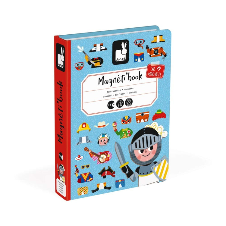 Janod Boys Costumes Magneti'Book - 36 Magnets Dress-Up Fun