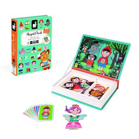 Janod Fairy Tales Magneti'Book - 40 Pieces for Storybook Play