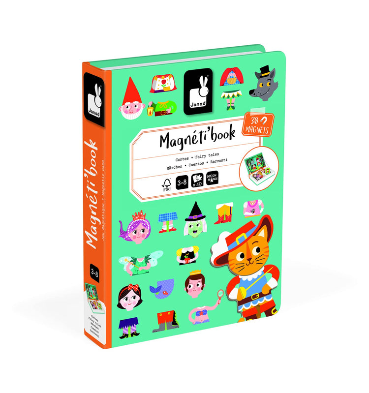 Janod Fairy Tales Magneti'Book - 40 Pieces for Storybook Play