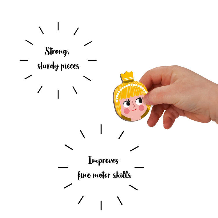 Janod Fairy Tales Magneti'Book - 40 Pieces for Storybook Play