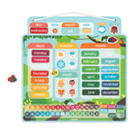 Janod Magnetic Wooden Calendar - 71 Pieces for Daily Learning