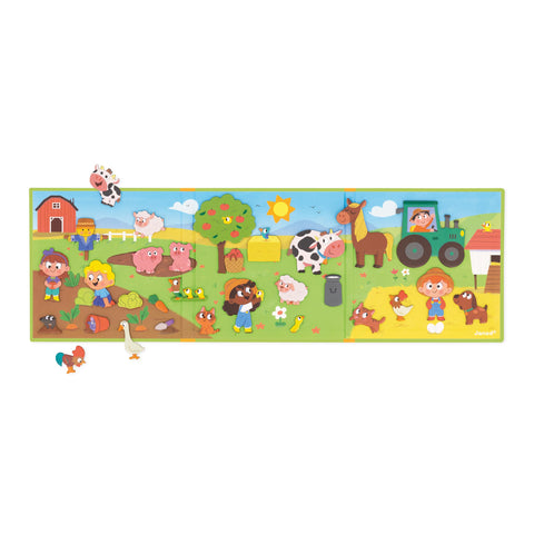 Janod The Farm Magneti'Stories - 30-Piece Farm Adventures