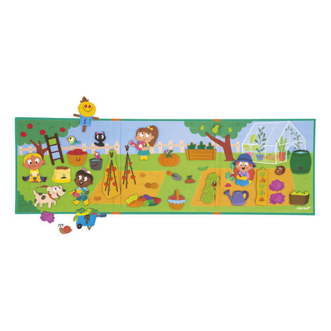Janod The Garden Magneti'Stories - 30-Piece Garden Play