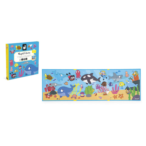 Janod The Seabed Magneti'Stories - 30-Piece Ocean Adventures